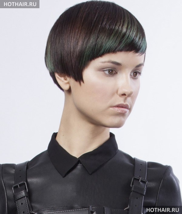 колорирование на темные волосы