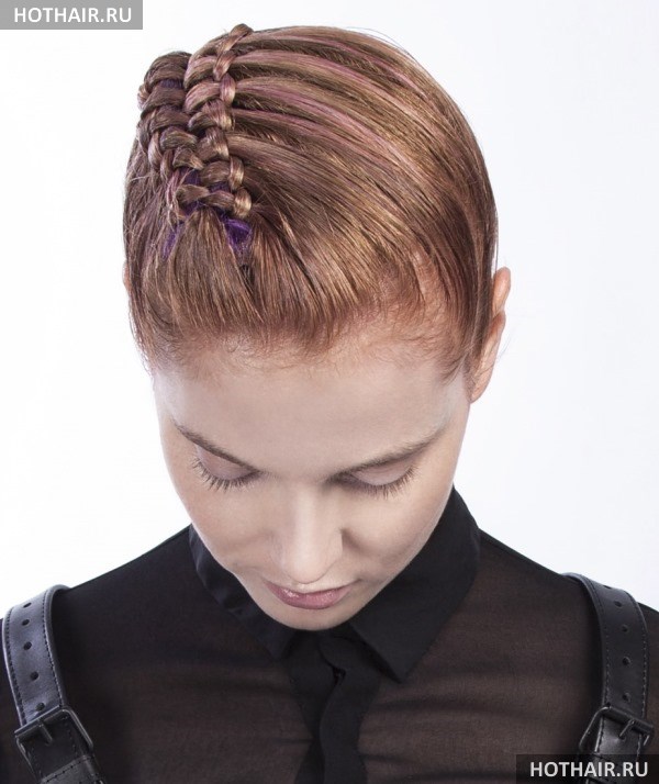 колорирование на темные волосы