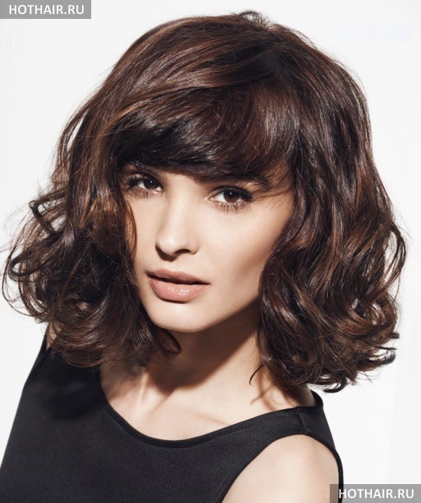 колорирование на темные волосы