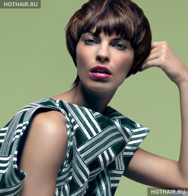 колорирование на темные волосы